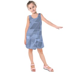 Lines Shapes Pattern Web Creative Kids  Sleeveless Dress