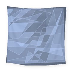 Lines Shapes Pattern Web Creative Square Tapestry (large)