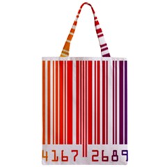 Code Data Digital Register Zipper Classic Tote Bag