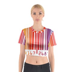 Code Data Digital Register Cotton Crop Top by Amaryn4rt