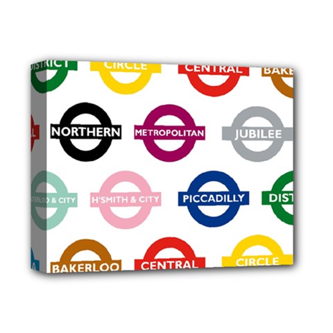 Underground Signs Tube Signs Deluxe Canvas 14  X 11  by Amaryn4rt