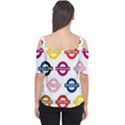 Underground Signs Tube Signs Women s Cutout Shoulder Tee View2