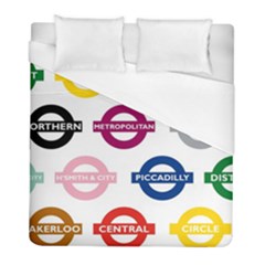 Underground Signs Tube Signs Duvet Cover (full/ Double Size)