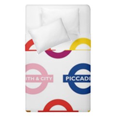 Underground Signs Tube Signs Duvet Cover Double Side (single Size) by Amaryn4rt