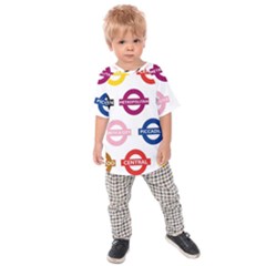 Underground Signs Tube Signs Kids  Raglan Tee