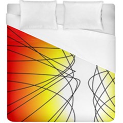 Spirituality Man Origin Lines Duvet Cover (king Size)