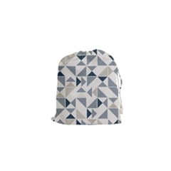 Geometric Triangle Modern Mosaic Drawstring Pouches (xs)  by Amaryn4rt