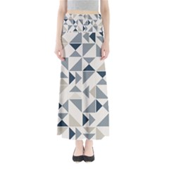 Geometric Triangle Modern Mosaic Maxi Skirts