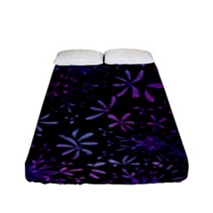 Retro Flower Pattern Design Batik Fitted Sheet (full/ Double Size)