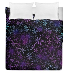 Retro Flower Pattern Design Batik Duvet Cover Double Side (queen Size)