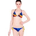 Color Colorful Wave Abstract Bikini Set View3