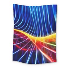 Color Colorful Wave Abstract Medium Tapestry