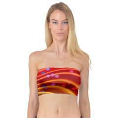 Bokeh Lines Wave Points Swing Bandeau Top