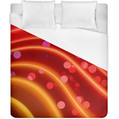 Bokeh Lines Wave Points Swing Duvet Cover (california King Size)