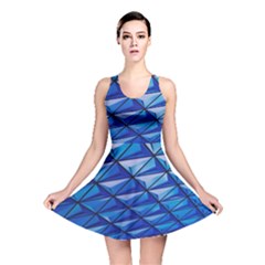 Lines Geometry Architecture Texture Reversible Skater Dress by Amaryn4rt