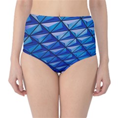 Lines Geometry Architecture Texture High-waist Bikini Bottoms