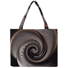 Abstract Background Curves Mini Tote Bag