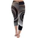 Abstract Background Curves Capri Winter Leggings  View4