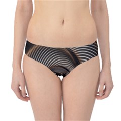 Abstract Background Curves Hipster Bikini Bottoms