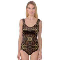 Tribal Geometric Print Princess Tank Leotard  by dflcprintsclothing