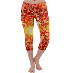 Board Conductors Circuit Capri Yoga Leggings by Amaryn4rt