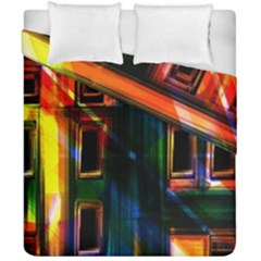 Architecture City Homes Window Duvet Cover Double Side (california King Size)