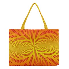 Background Brush Particles Wave Medium Tote Bag