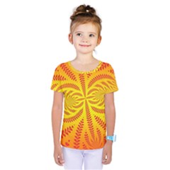 Background Brush Particles Wave Kids  One Piece Tee