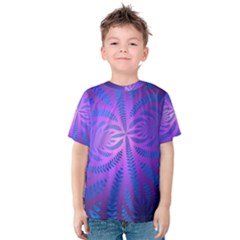 Background Brush Particles Wave Kids  Cotton Tee