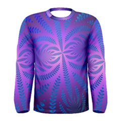 Background Brush Particles Wave Men s Long Sleeve Tee by Amaryn4rt