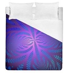 Background Brush Particles Wave Duvet Cover (queen Size)