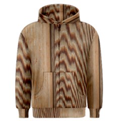 Wood Grain Texture Brown Men s Zipper Hoodie by Amaryn4rt