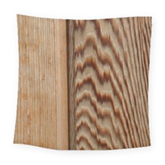 Wood Grain Texture Brown Square Tapestry (large) by Amaryn4rt