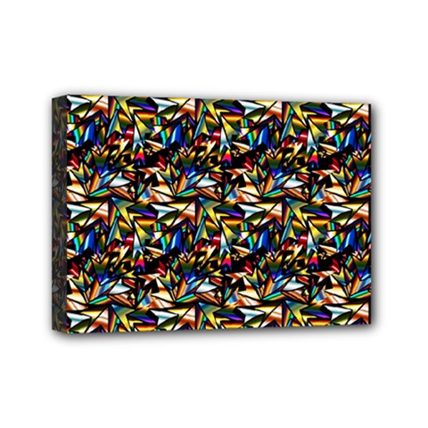 Abstract Pattern Design Artwork Mini Canvas 7  X 5 