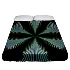 Lines Abstract Background Fitted Sheet (california King Size)