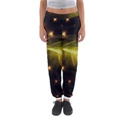 Particles Vibration Line Wave Women s Jogger Sweatpants by Amaryn4rt