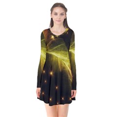 Particles Vibration Line Wave Flare Dress by Amaryn4rt