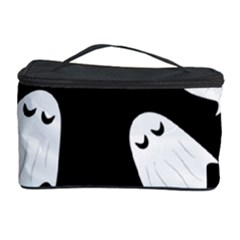 Ghost Halloween Pattern Cosmetic Storage Case by Amaryn4rt