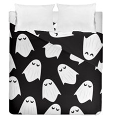 Ghost Halloween Pattern Duvet Cover Double Side (queen Size)