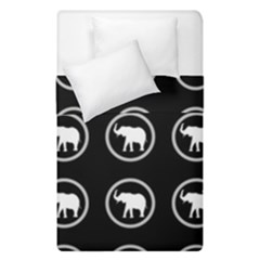 Elephant Wallpaper Pattern Duvet Cover Double Side (single Size)