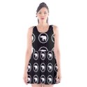 Elephant Wallpaper Pattern Scoop Neck Skater Dress View1