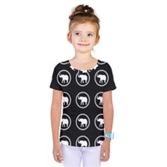 Elephant Wallpaper Pattern Kids  One Piece Tee