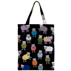 Sheep Cartoon Colorful Zipper Classic Tote Bag by Amaryn4rt