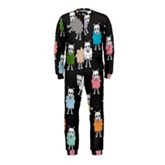 Sheep Cartoon Colorful Onepiece Jumpsuit (kids) by Amaryn4rt