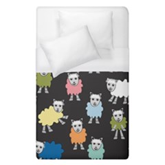 Sheep Cartoon Colorful Duvet Cover (single Size) by Amaryn4rt