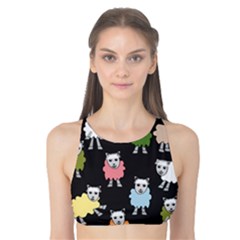 Sheep Cartoon Colorful Tank Bikini Top by Amaryn4rt