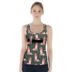 Dog Animal Pattern Racer Back Sports Top by Amaryn4rt