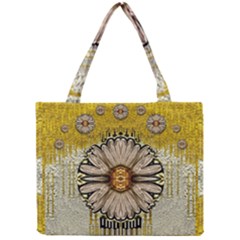 Power To The Big Flower Mini Tote Bag by pepitasart