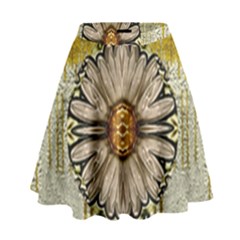 Power To The Big Flower High Waist Skirt