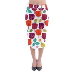 Tree Pattern Background Midi Pencil Skirt by Amaryn4rt